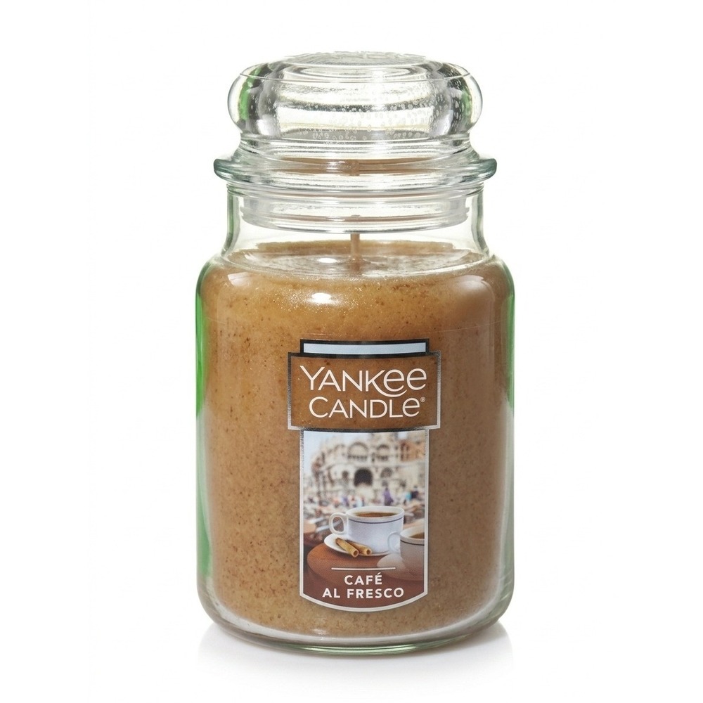 Yankee Candle Cafe Al Fresco Large Jar 22oz Discontinued Scent 1521681 Rare HTF